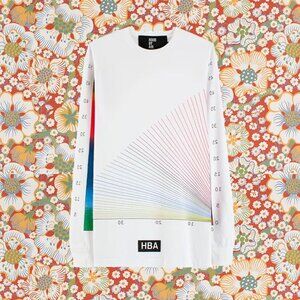 Hood By Air Rainbow Chart Oversized Longsleeve T-shirt